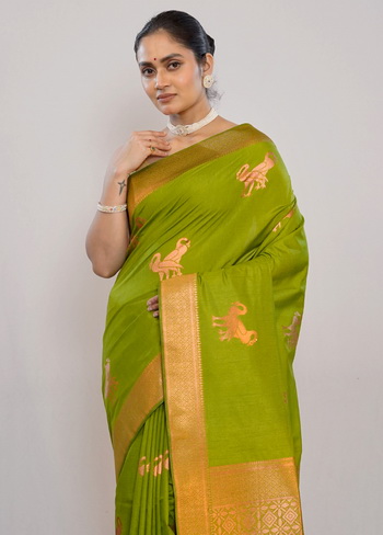 Silk Saree Blouse Sleeve Designs | Puff Sleeves Blouse Designs-sgquangbinhtourist.com.vn